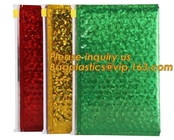 เมทัลลิกสีสันสดใส Bagease บรรจุภัณฑ์ถุงฟองซิปสำหรับบรรจุภัณฑ์เครื่องสำอางถุงฟอง Ziplock ทำจาก PET / CP