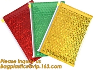 เมทัลลิกสีสันสดใส Bagease บรรจุภัณฑ์ถุงฟองซิปสำหรับบรรจุภัณฑ์เครื่องสำอางถุงฟอง Ziplock ทำจาก PET / CP