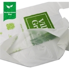 Biodegradable Compostable PBAT Handle Bag,Compostable Handy Bag, Die Cut Handle, Soft, Handle Compostable Trash Bag